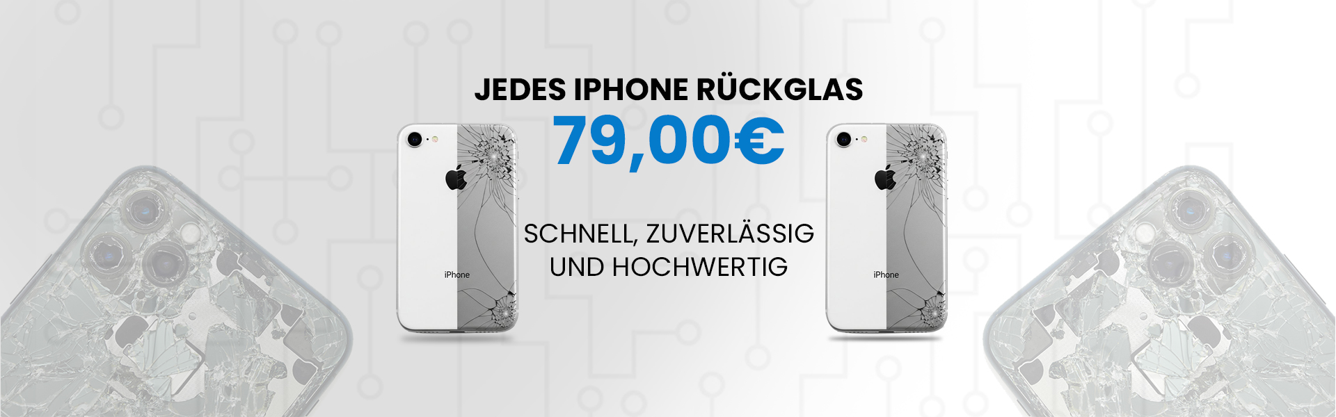 iPhone Rückglas / Backcover Reparatur Hamburg